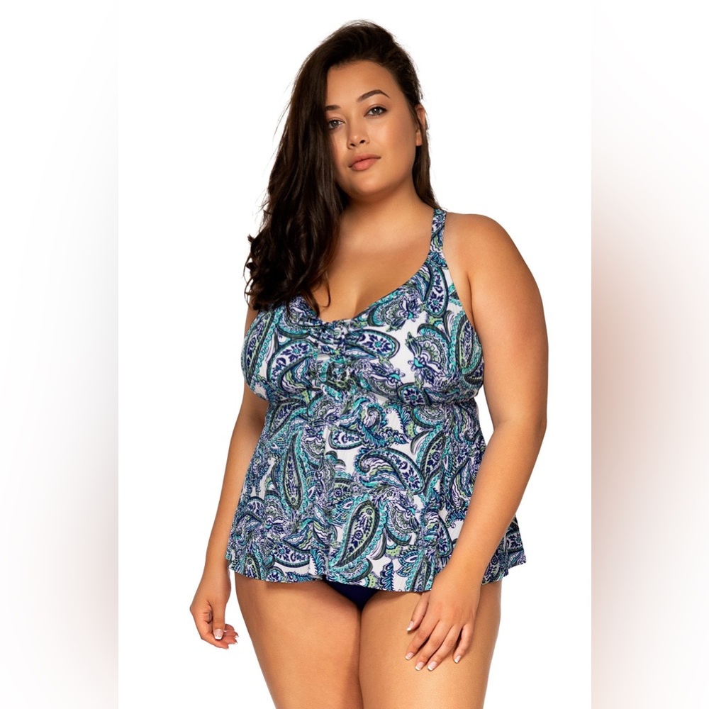 Sunset Tankini Swim Top
